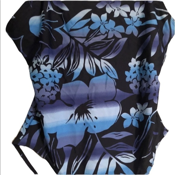Islander swimsuit hawaiian tropical One Piece Swimsuit - Picture 2 of 6